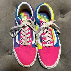 Multi colored Vans
